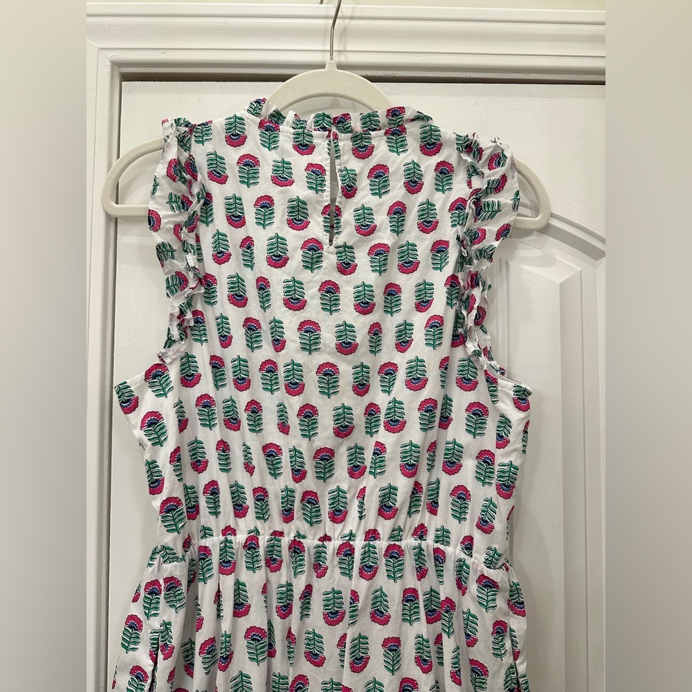J. Crew Ruffled Floral Dress 8 - Picture 10 of 12